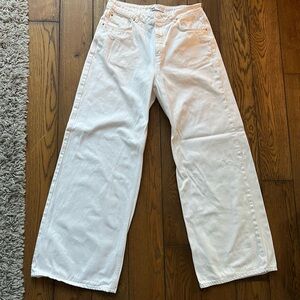 Zara White Jeans Size 8